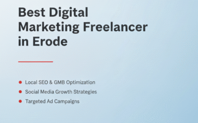 Best Digital Marketing Freelancer in Erode – Helping Local Businesses Grow Online