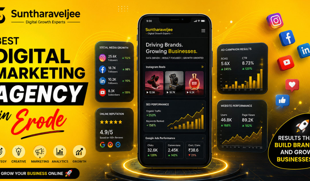 Best Digital Marketing Agency in Erode — Grow Your Business Faster